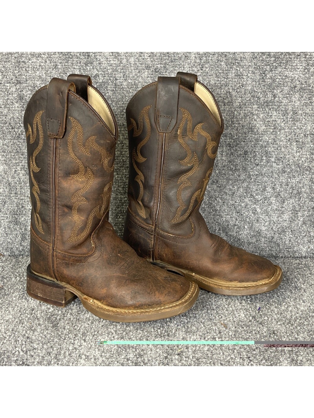 Old West Youth Western Boot BSY1904 Size 10.5 D